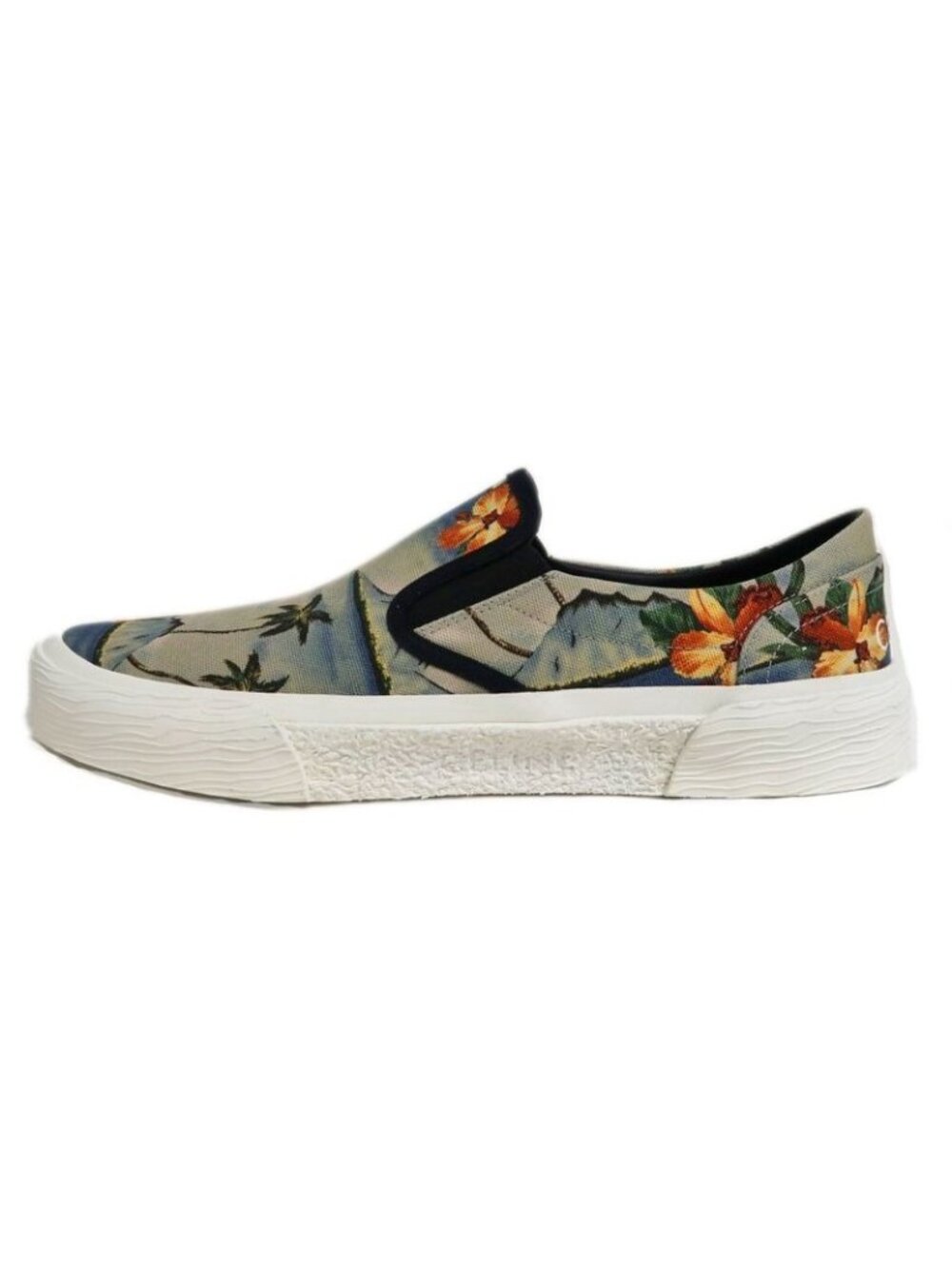 Celine Slip-Ons Tropical Pattern Gray Shoes Apparel Size 43